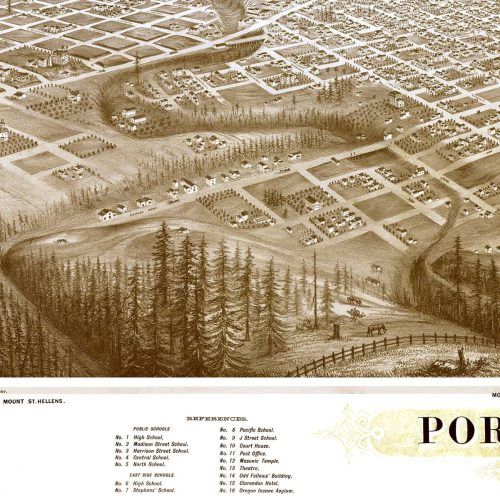Portland Map Wall Art (Photo 4 of 20)