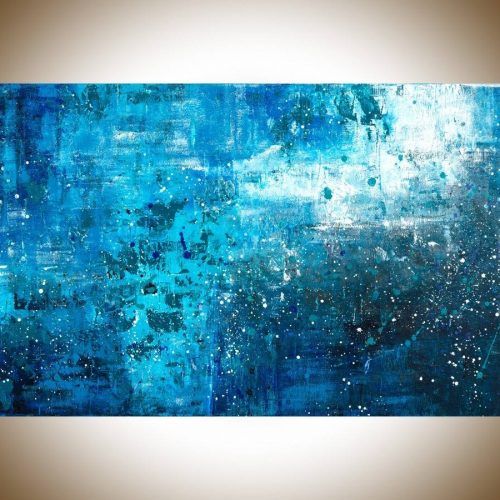 Large Teal Wall Art (Photo 8 of 20)