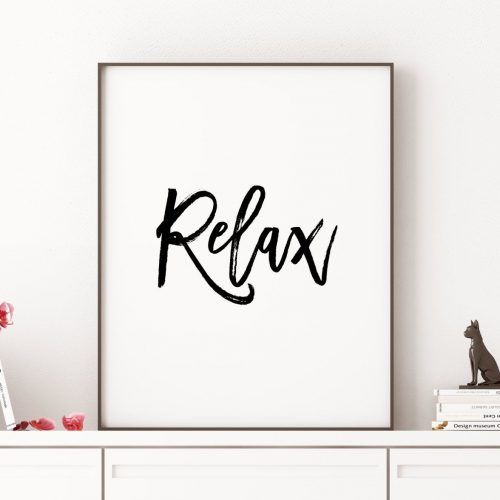Relax Wall Art (Photo 20 of 20)