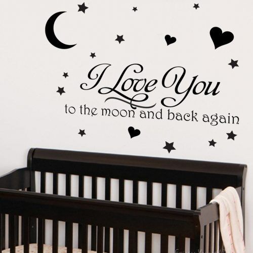 I Love You To The Moon And Back Wall Art (Photo 2 of 20)