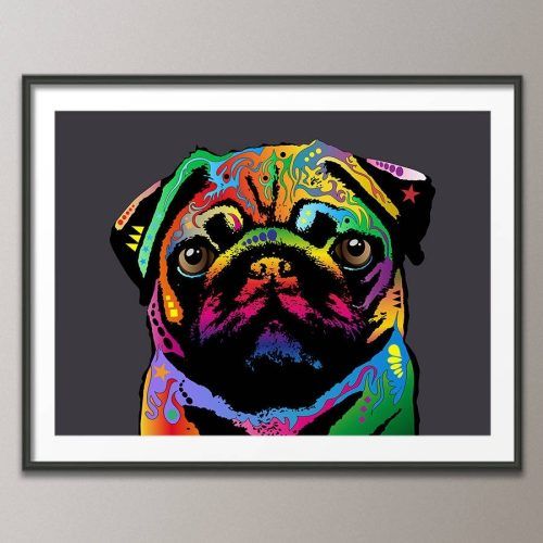 Dog Art Framed Prints (Photo 10 of 15)