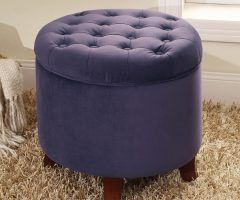 The Best Brown Fabric Tufted Surfboard Ottomans