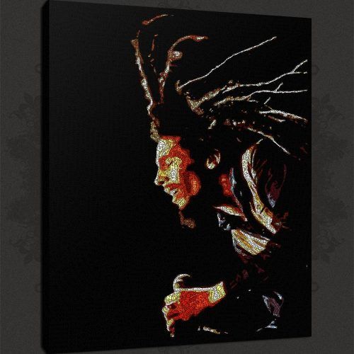Bob Marley Canvas Wall Art (Photo 3 of 25)