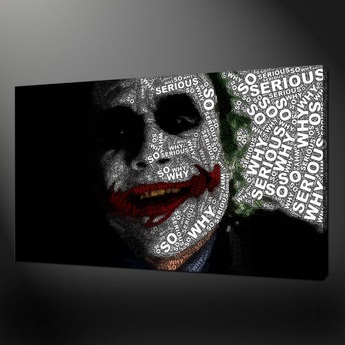 Joker Canvas Wall Art (Photo 5 of 15)
