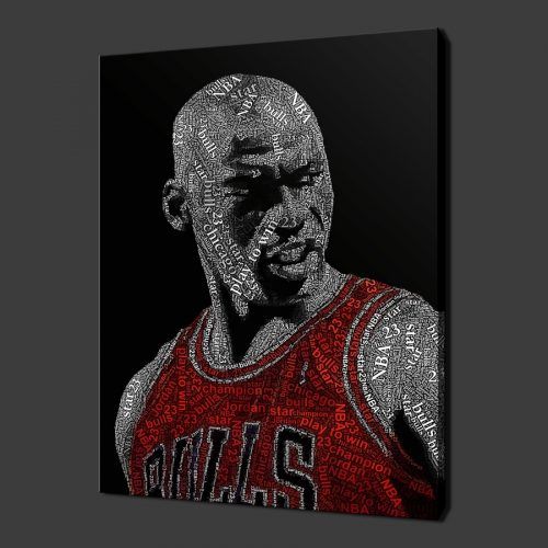Michael Jordan Canvas Wall Art (Photo 3 of 15)