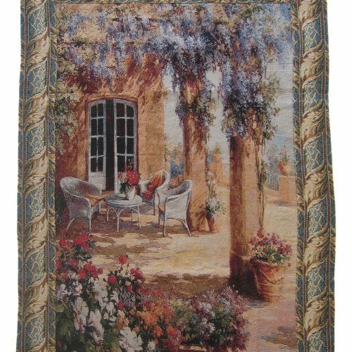 Blended Fabric Classic French Rococo Woven Tapestries (Photo 6 of 20)