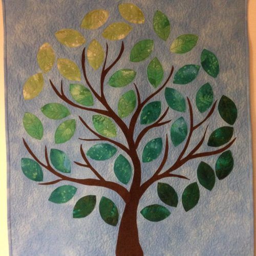 Blended Fabric Pastel Tree Of Life Wall Hangings (Photo 6 of 20)