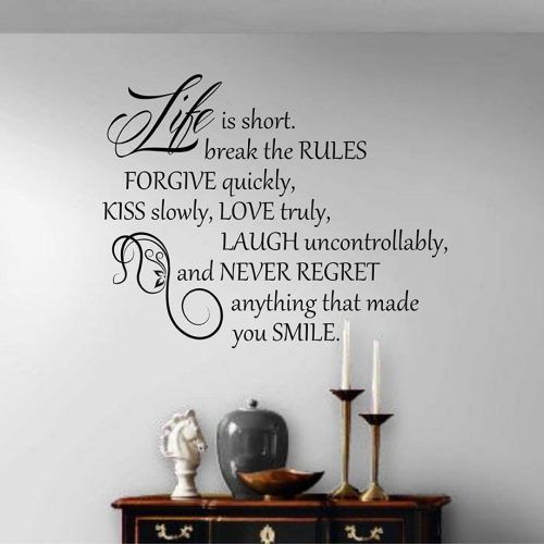 Wall Art Quotes (Photo 12 of 20)