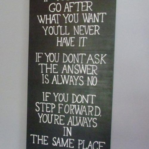 Inspirational Quotes Canvas Wall Art (Photo 11 of 15)