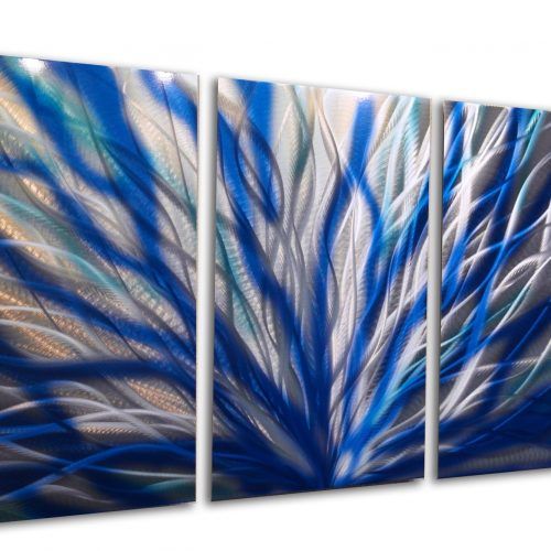 Abstract Leaf Metal Wall Art (Photo 16 of 20)
