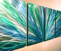 The 20 Best Collection of Blue Green Abstract Wall Art