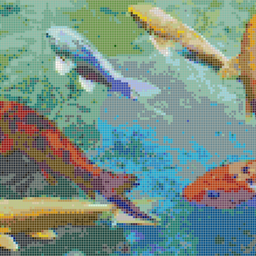 Pixel Mosaic Wall Art (Photo 10 of 20)