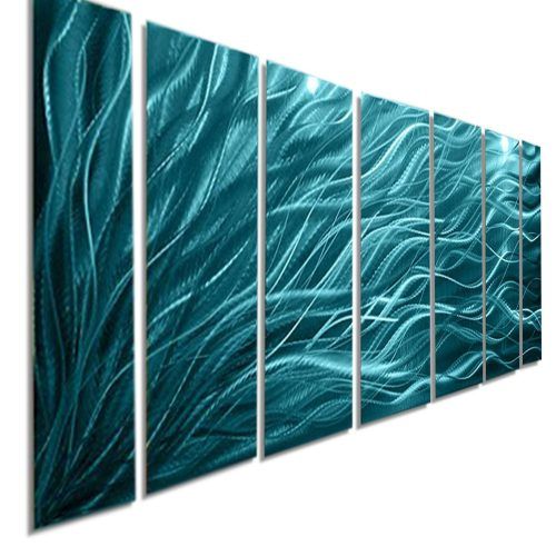 Large Abstract Metal Wall Art (Photo 14 of 20)