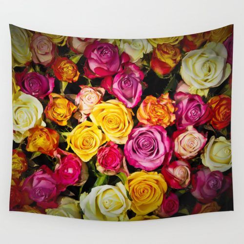 Roses I Tapestries (Photo 11 of 20)