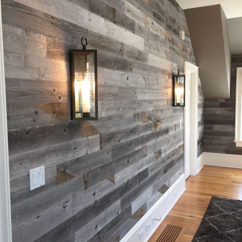 Reclaimed Wood Wall Accents (Photo 12 of 15)