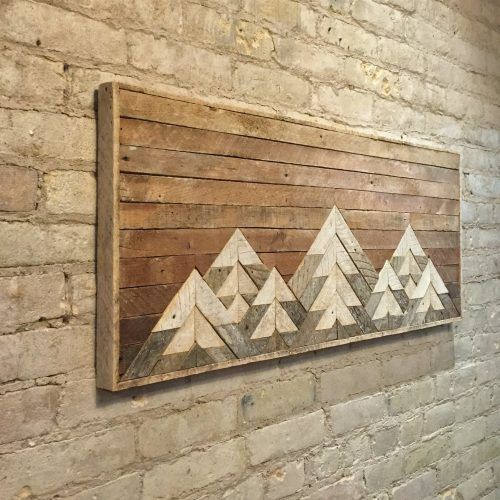 Mountains Wood Wall Art (Photo 1 of 20)