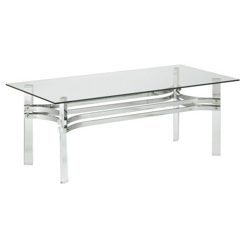 Chrome And Glass Rectangular Console Tables (Photo 8 of 20)