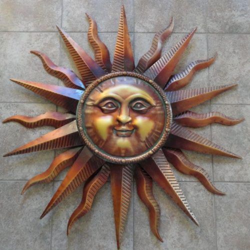 Recycled Moon And Sun Wall Decor (Photo 4 of 20)