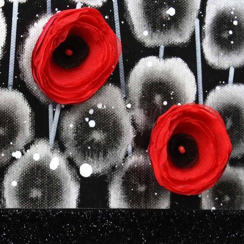 Red Poppy Canvas Wall Art (Photo 14 of 20)