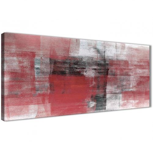 Red And Black Canvas Wall Art (Photo 7 of 20)