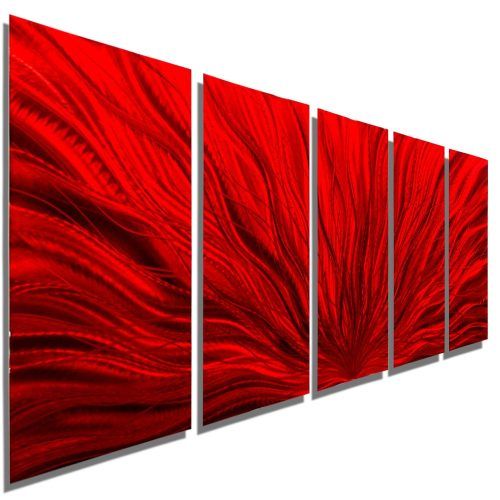 Red Metal Wall Art (Photo 8 of 20)