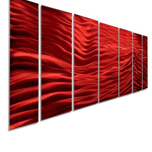 Large Abstract Metal Wall Art (Photo 10 of 20)