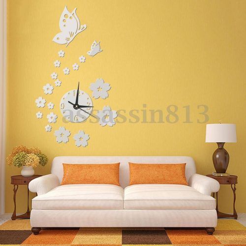 3D Removable Butterfly Wall Art Stickers (Photo 16 of 20)