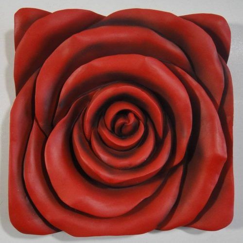 Red Rose Wall Art (Photo 6 of 20)