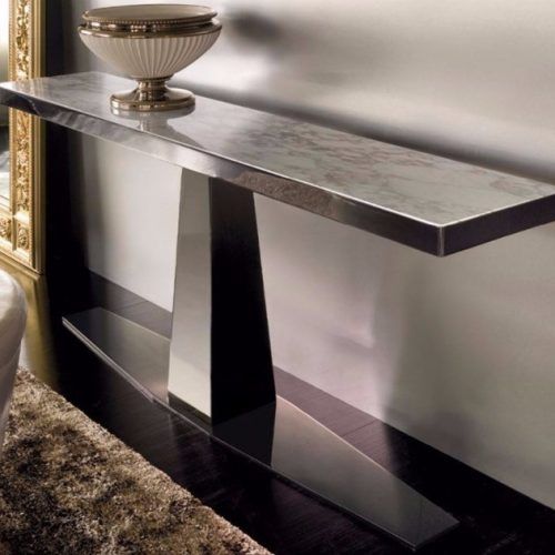 Black Metal And Marble Console Tables (Photo 16 of 20)
