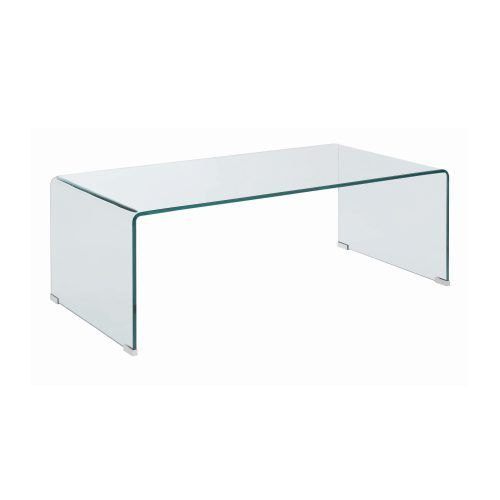 Clear Rectangle Center Coffee Tables (Photo 8 of 20)