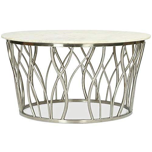 Polished Chrome Round Console Tables (Photo 19 of 20)
