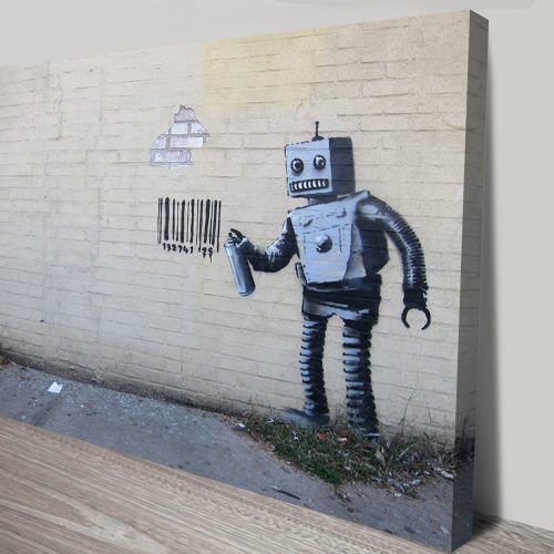 Robot Canvas Wall Art (Photo 5 of 15)