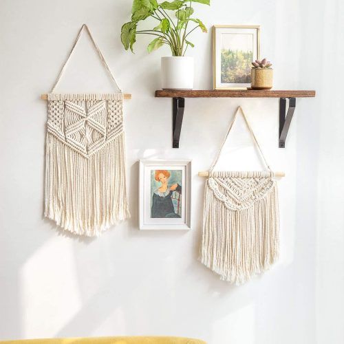 Blended Fabric Teresina Wool And Viscose Wall Hangings With Hanging Accessories Included (Photo 14 of 20)