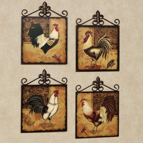 Metal Rooster Wall Decor (Photo 1 of 25)