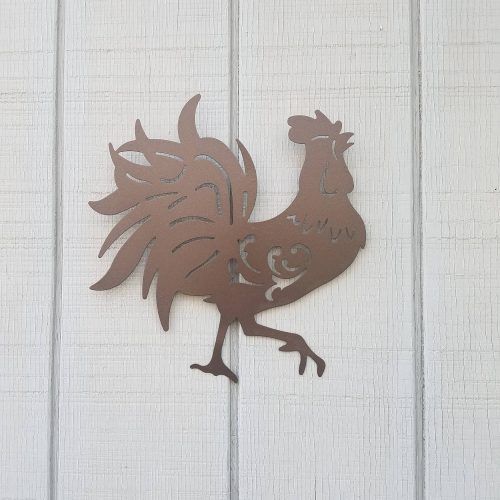 Metal Rooster Wall Decor (Photo 23 of 25)