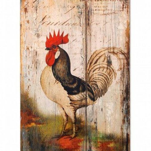 Metal Rooster Wall Decor (Photo 2 of 25)