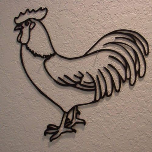 Metal Rooster Wall Decor (Photo 7 of 25)