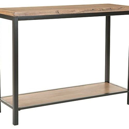 Natural And Black Console Tables (Photo 14 of 20)