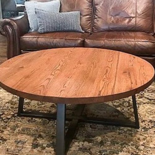 Rustic Round Coffee Tables (Photo 7 of 20)