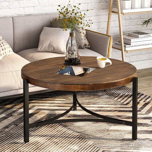 Rustic Round Coffee Tables (Photo 17 of 20)