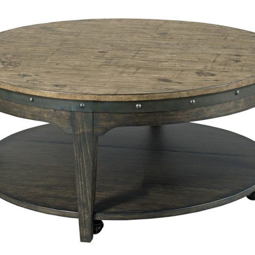 Round Industrial Coffee Tables (Photo 16 of 20)