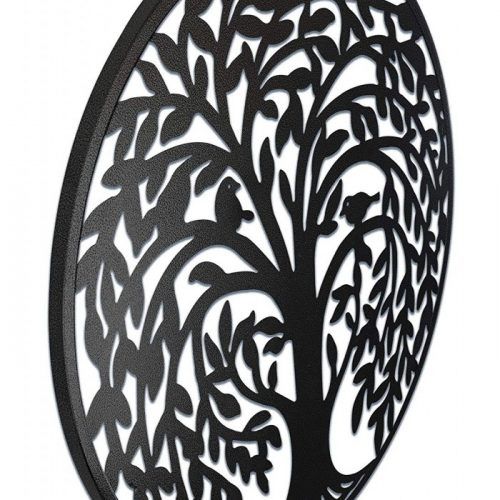 Black Antique Silver Metal Wall Art (Photo 14 of 20)