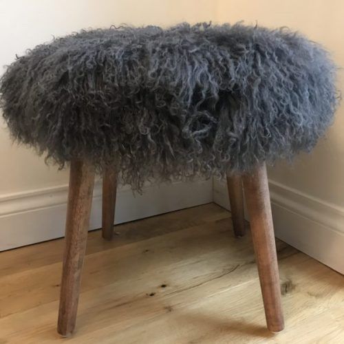 Stone Wool With Wooden Legs Ottomans (Photo 6 of 20)