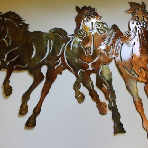 Horse Metal Wall Art (Photo 10 of 20)