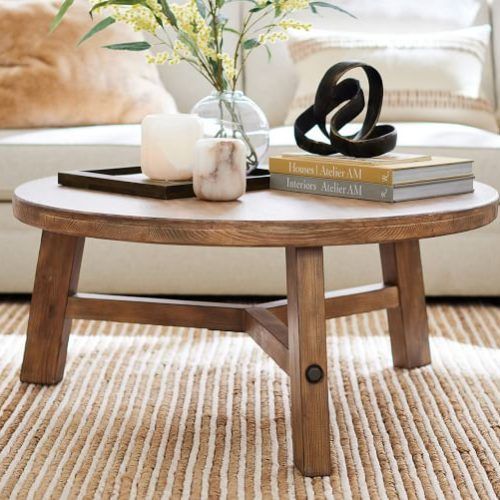 Rustic Round Coffee Tables (Photo 1 of 20)