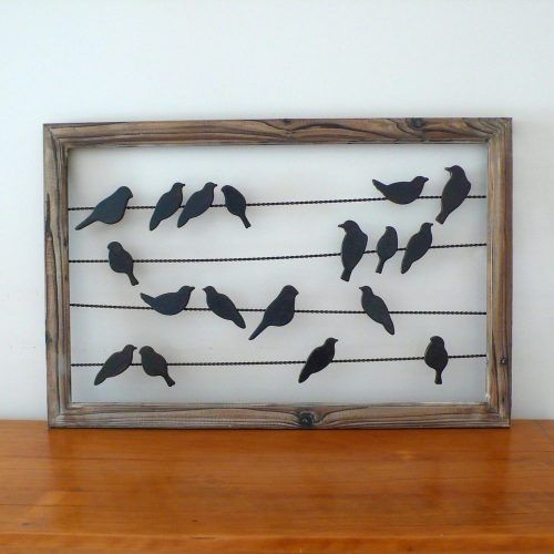 Birds On A Wire Wall Art (Photo 4 of 20)