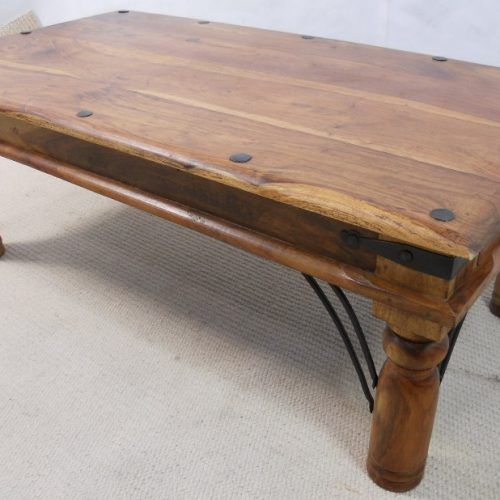 Rustic Espresso Wood Console Tables (Photo 20 of 20)