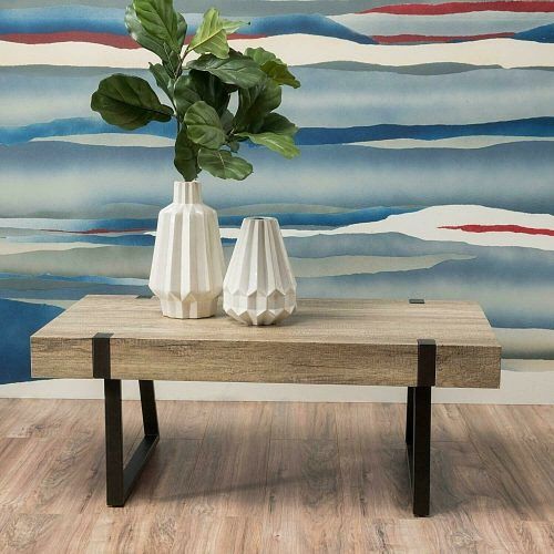 Industrial Faux Wood Coffee Tables (Photo 11 of 20)
