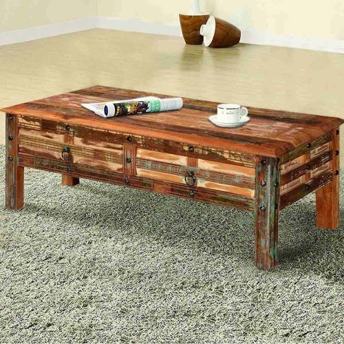 Rustic Wood Coffee Tables (Photo 20 of 21)