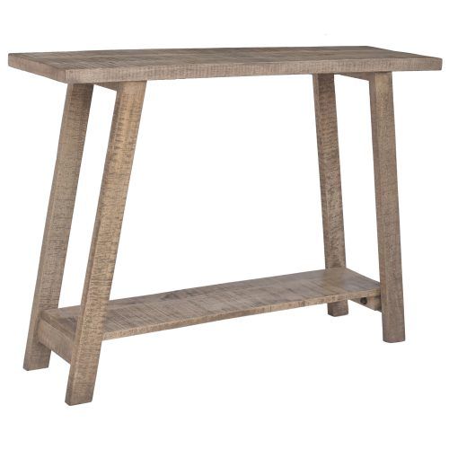 Natural Wood Console Tables (Photo 13 of 20)